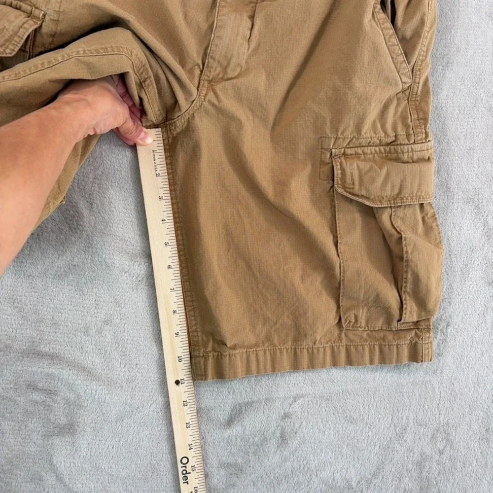 Banana Republic Cargo Shorts in Brown Ripstop Men 32x11 Safari Travel Hiking